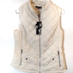 NWTArgstar Off White Lightwght Puffer Vest Medium